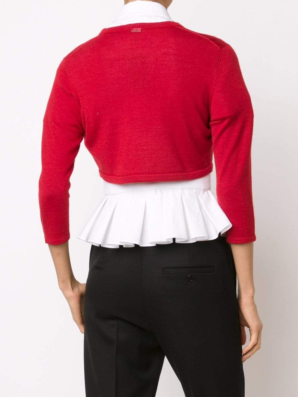 OSCAR DE LA RENTA-Three-Quarter Sleeve Bolero-