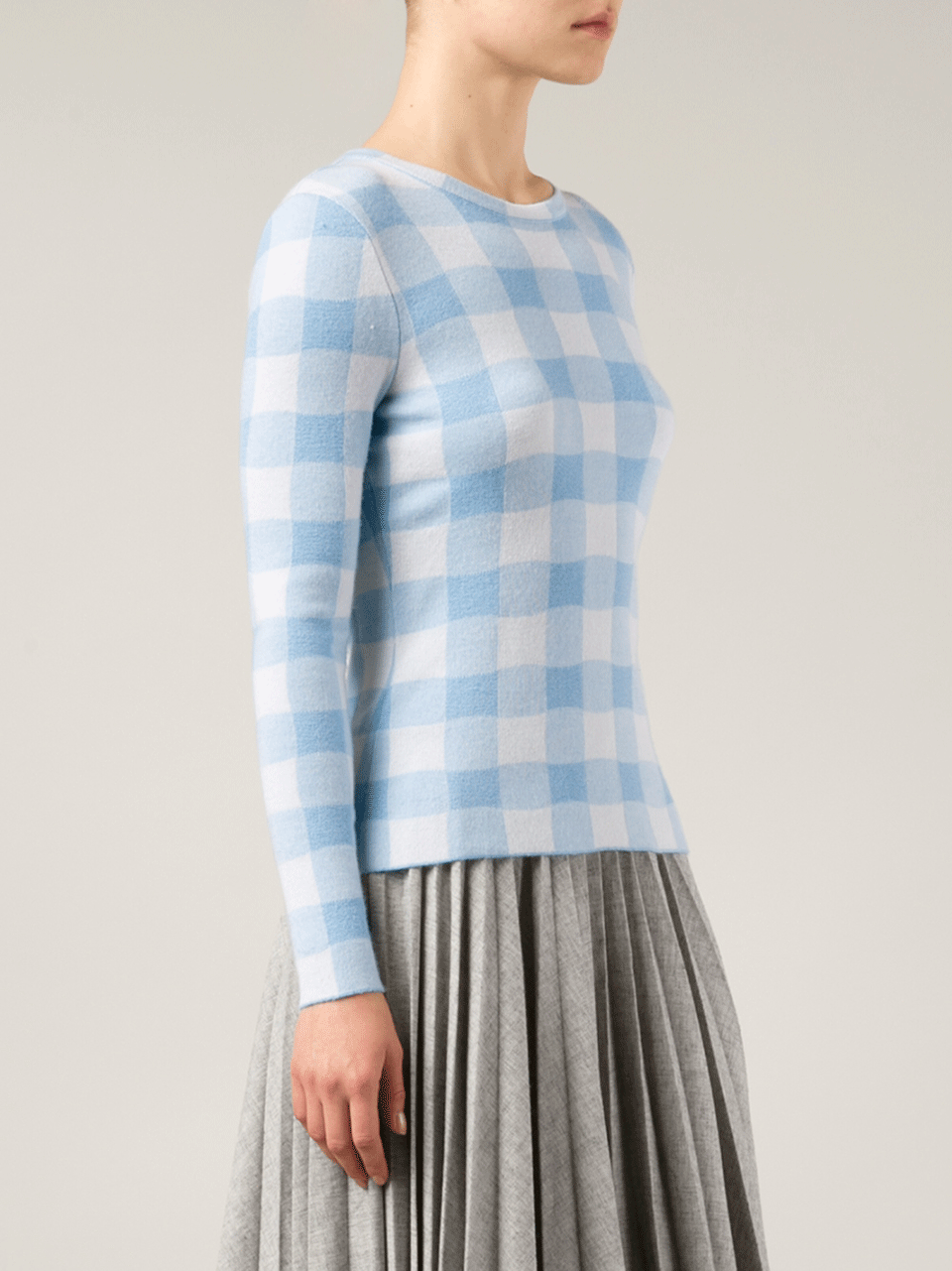 OSCAR DE LA RENTA-Buffalo Check Pullover-WEDGEWD