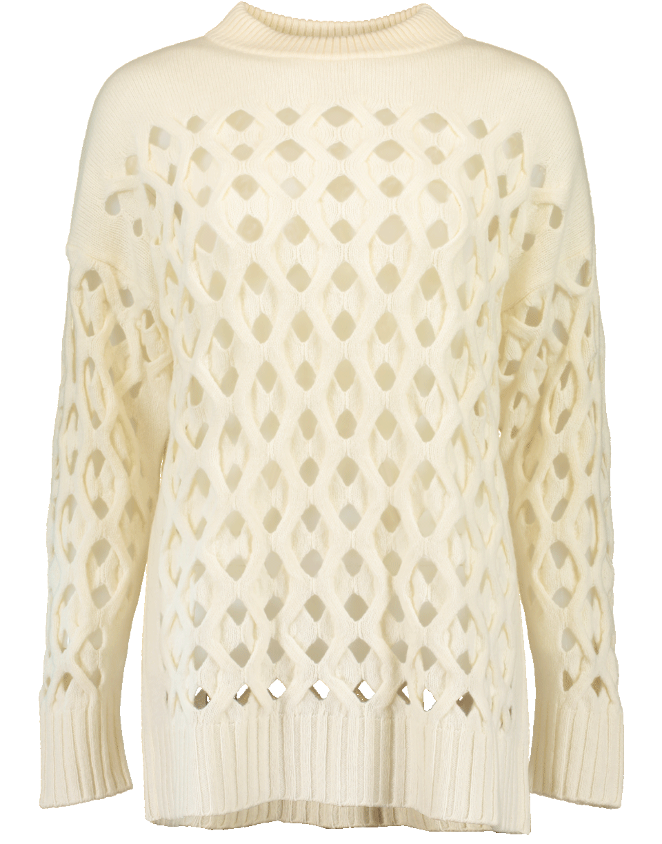 OSCAR DE LA RENTA-Netted Pullover-
