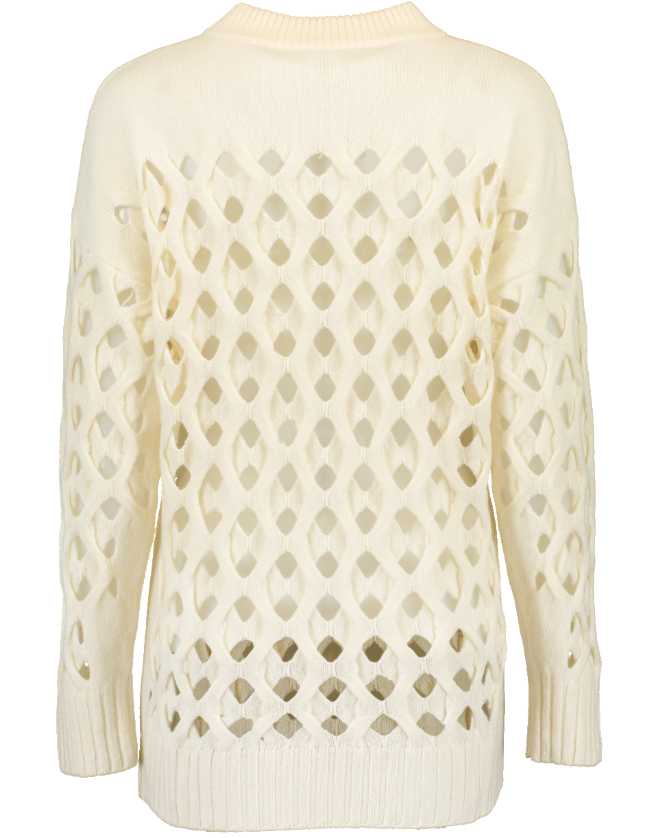 OSCAR DE LA RENTA-Netted Pullover-