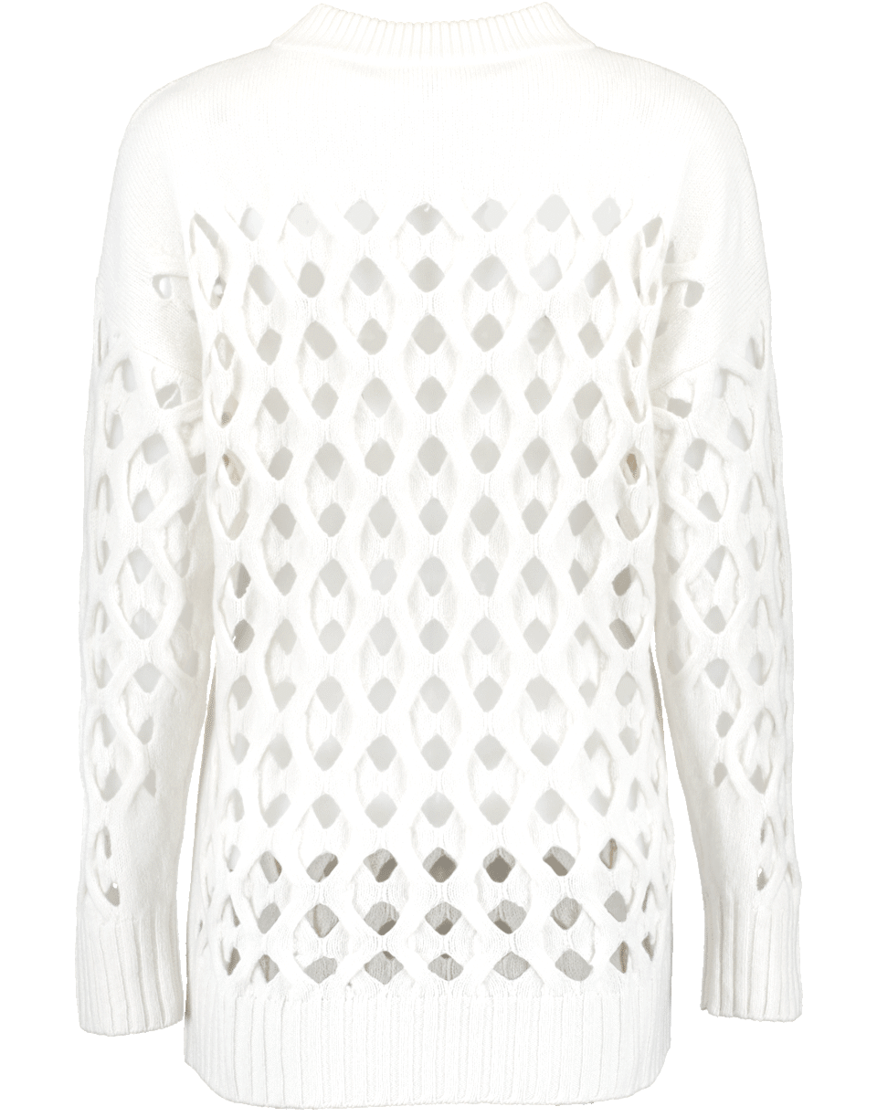 OSCAR DE LA RENTA-Netted Pullover-