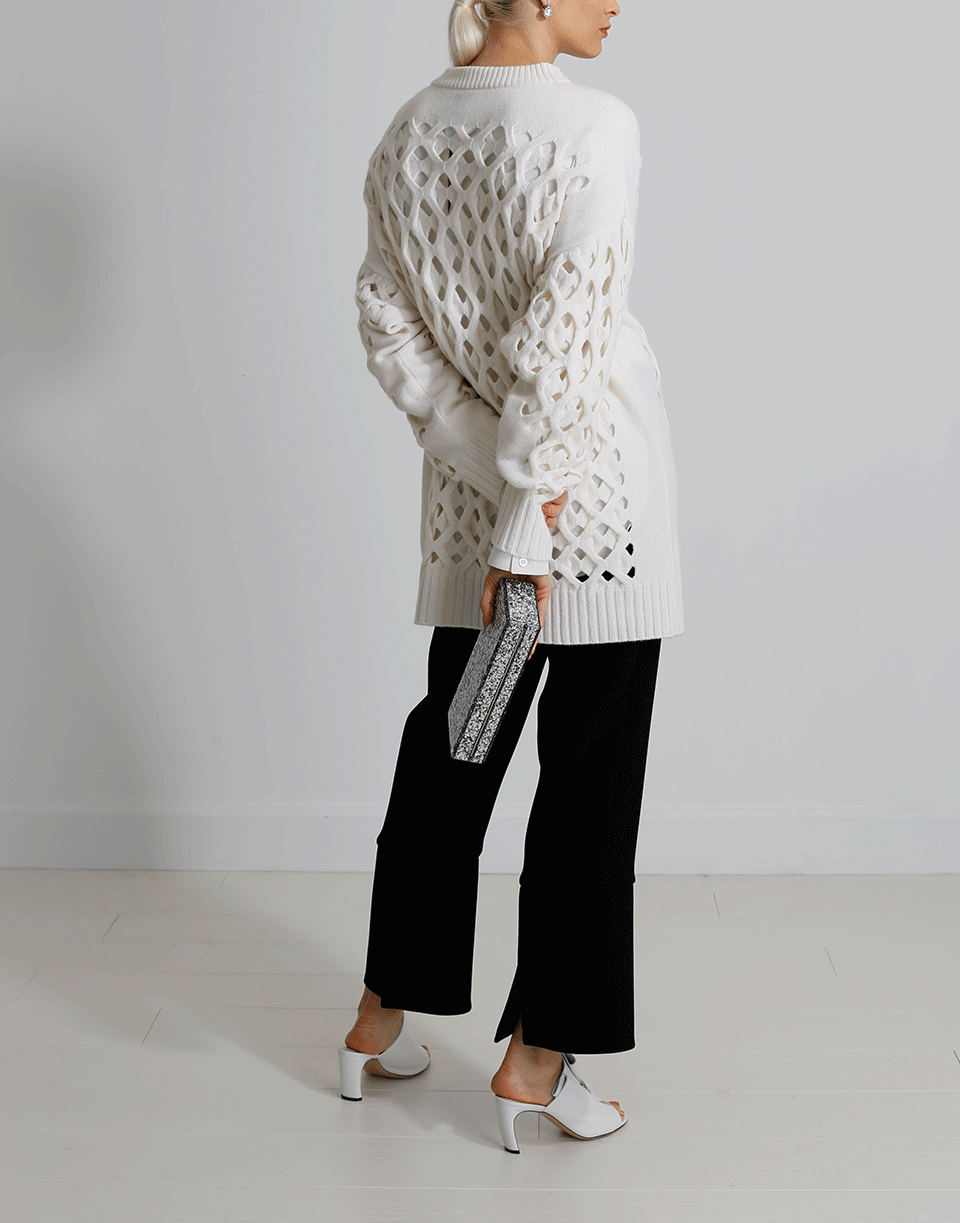 OSCAR DE LA RENTA-Netted Pullover-