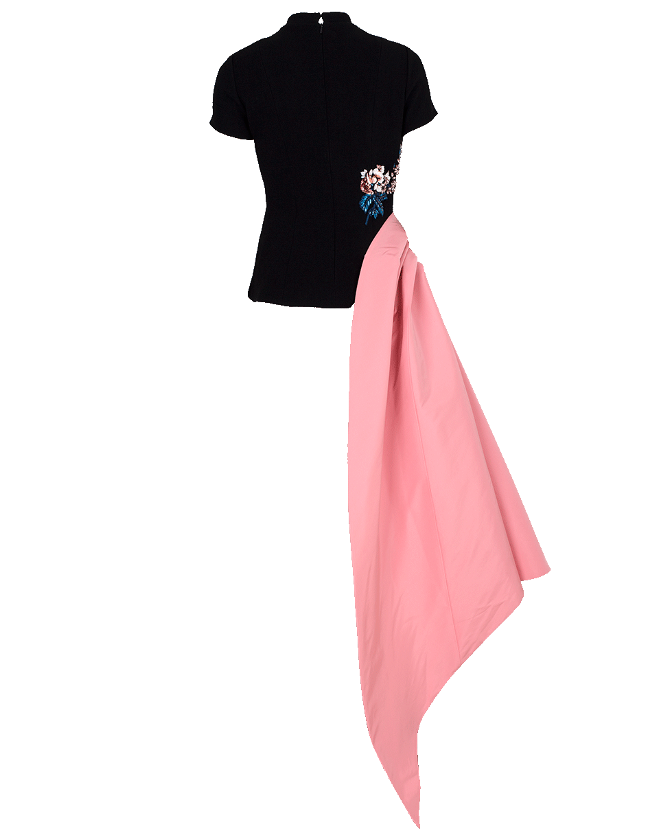 OSCAR DE LA RENTA-Beaded Top With Sash-