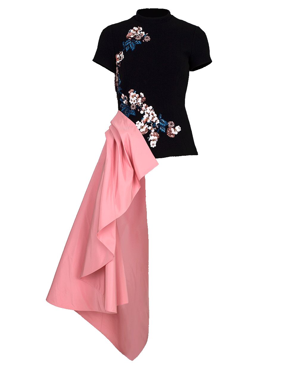 OSCAR DE LA RENTA-Beaded Top With Sash-