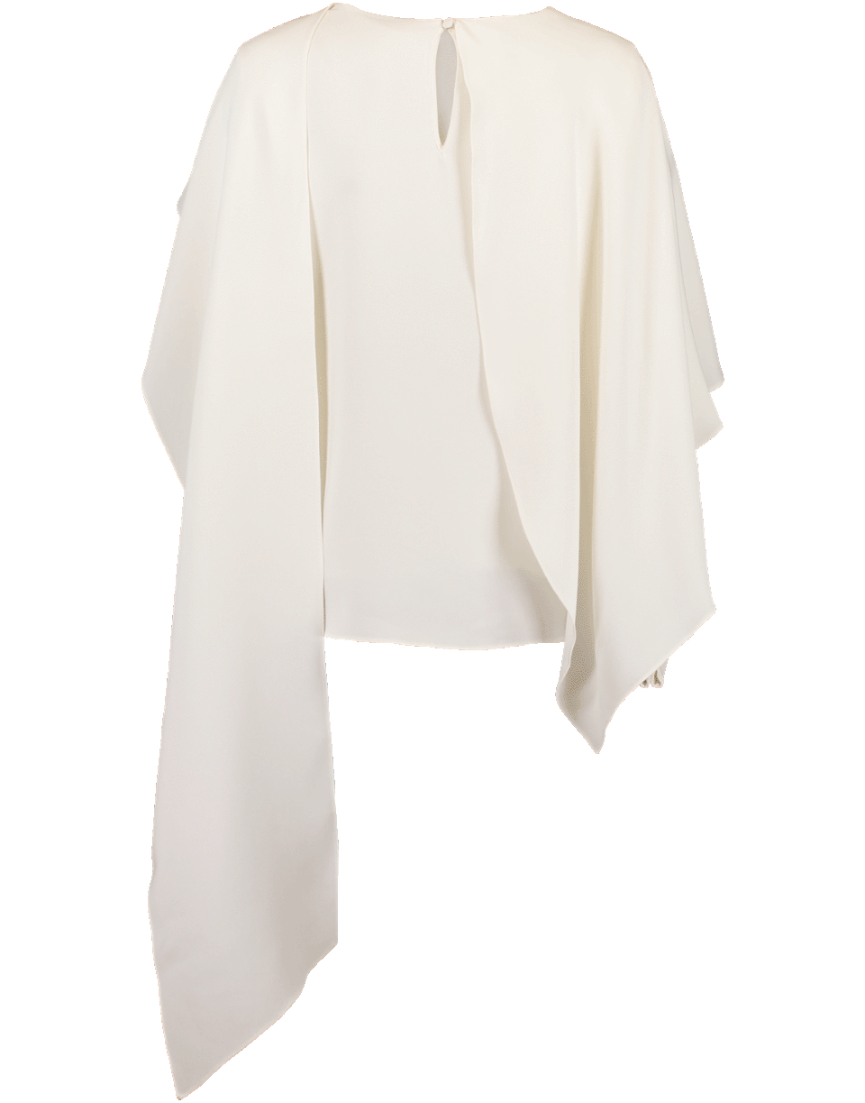 OSCAR DE LA RENTA-Drape Neck Top-