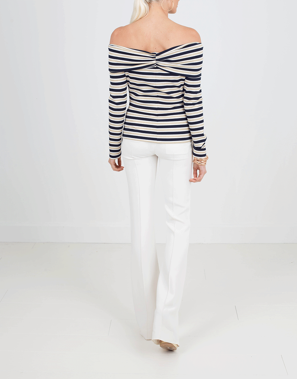 OSCAR DE LA RENTA-Off Shoulder Top-