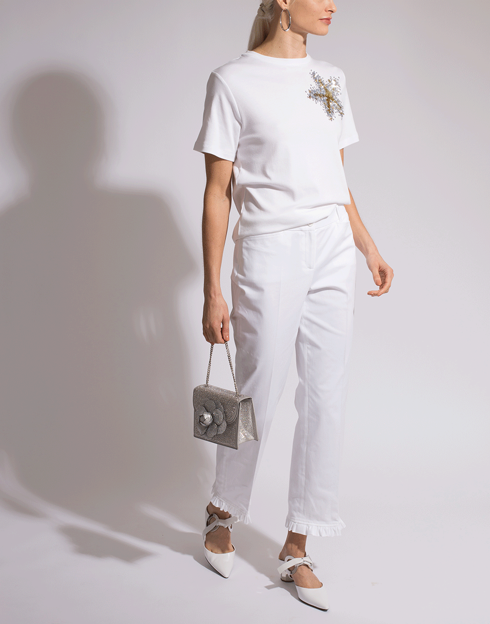 OSCAR DE LA RENTA-Starfish Top-WHITE