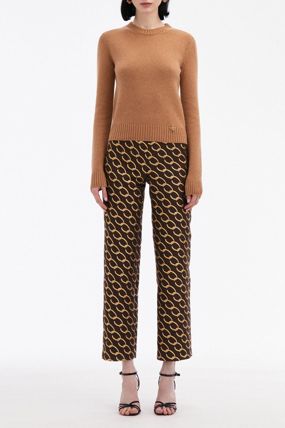 OSCAR DE LA RENTA-O Flower Pullover-