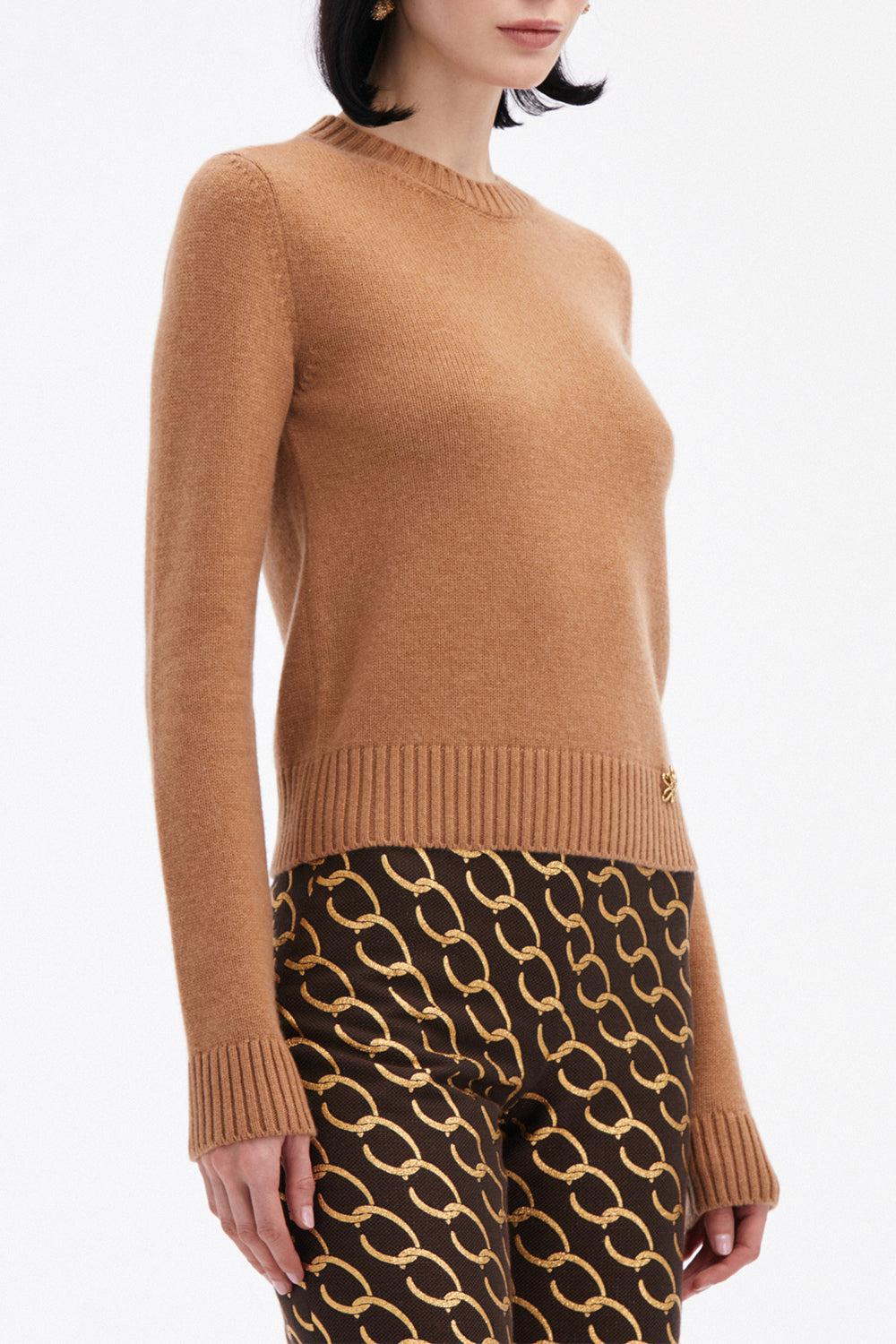 OSCAR DE LA RENTA-O Flower Pullover-