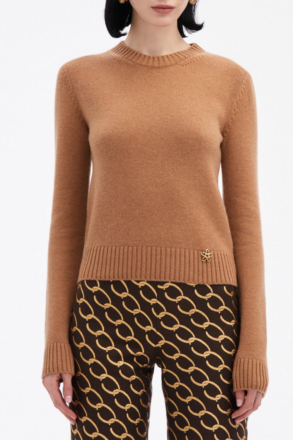 OSCAR DE LA RENTA-O Flower Pullover-