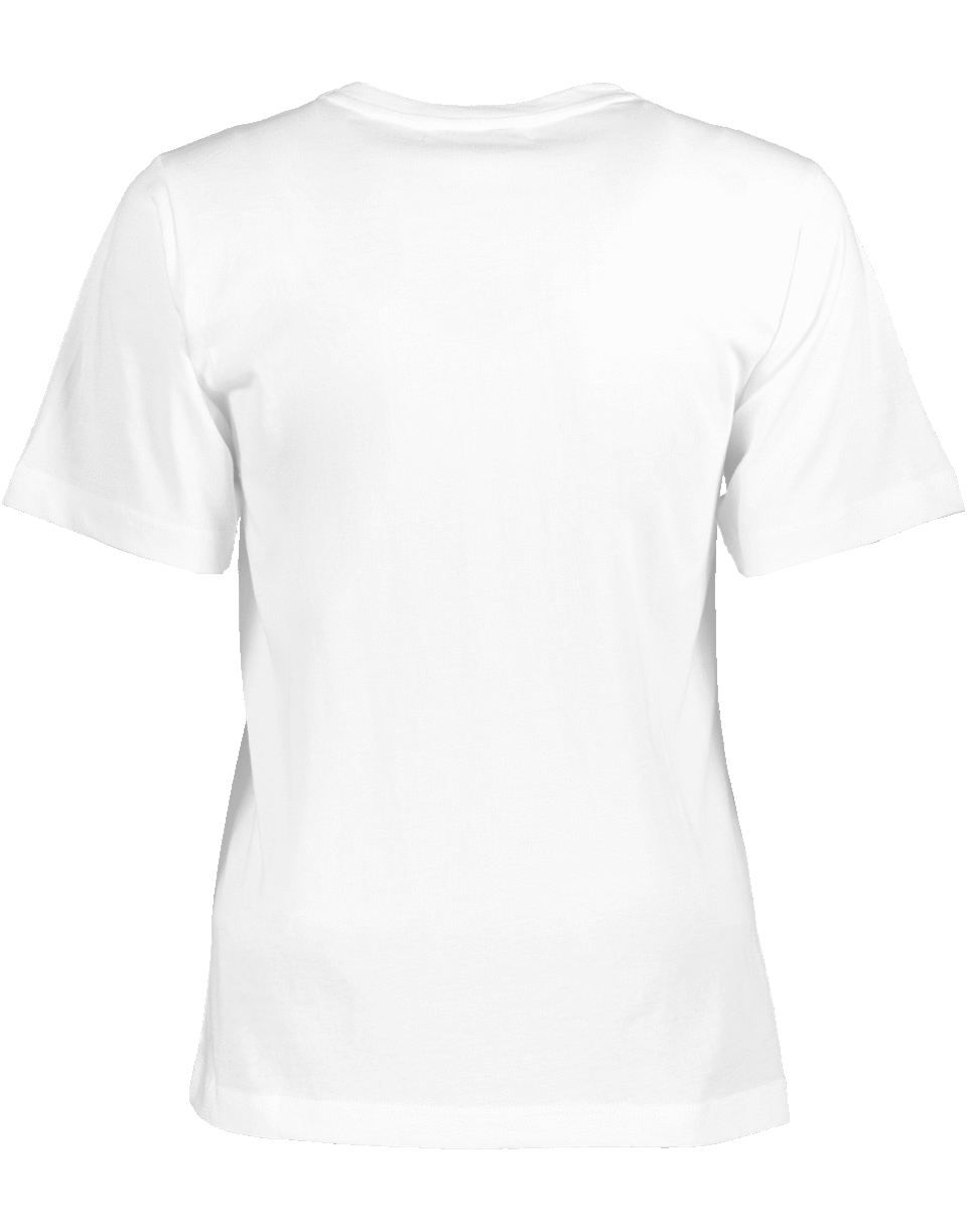 OSCAR DE LA RENTA-Flower Embellishment Tee-