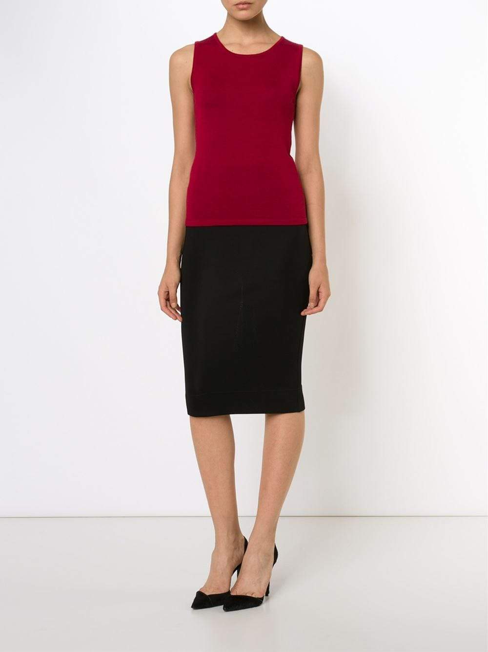OSCAR DE LA RENTA-Cashmere Tank-