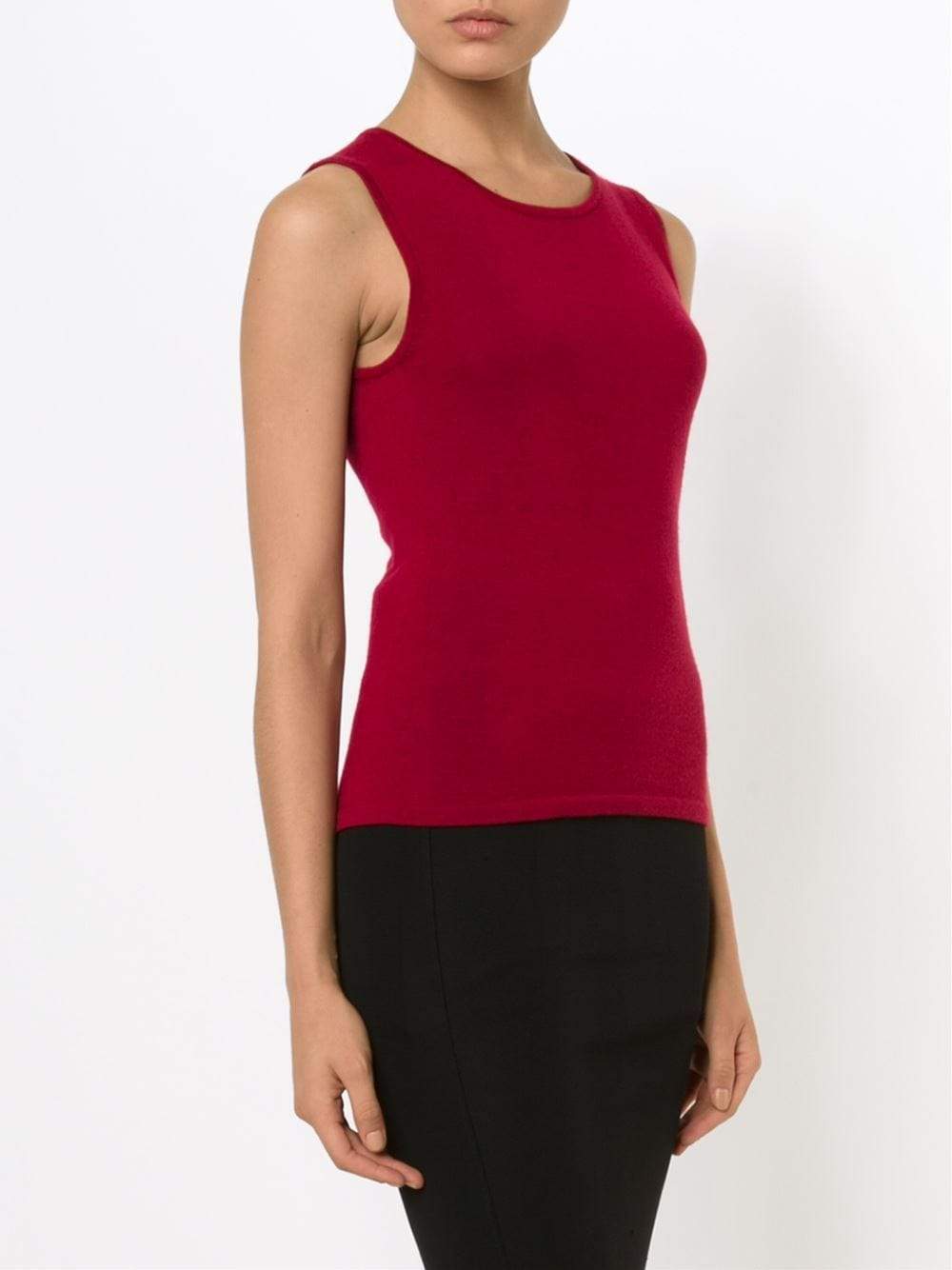 OSCAR DE LA RENTA-Cashmere Tank-