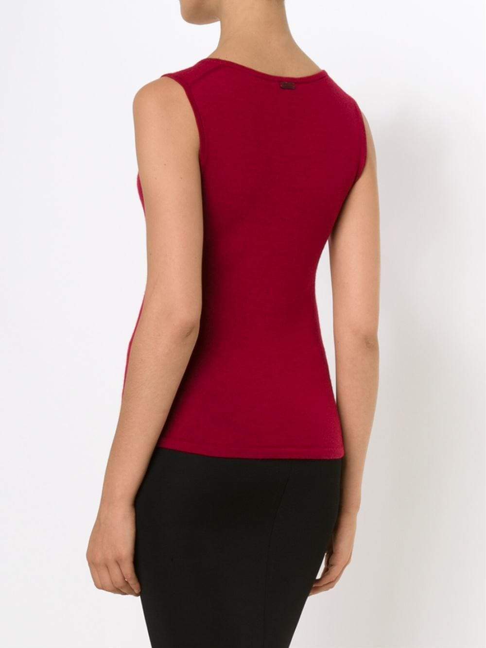 OSCAR DE LA RENTA-Cashmere Tank-