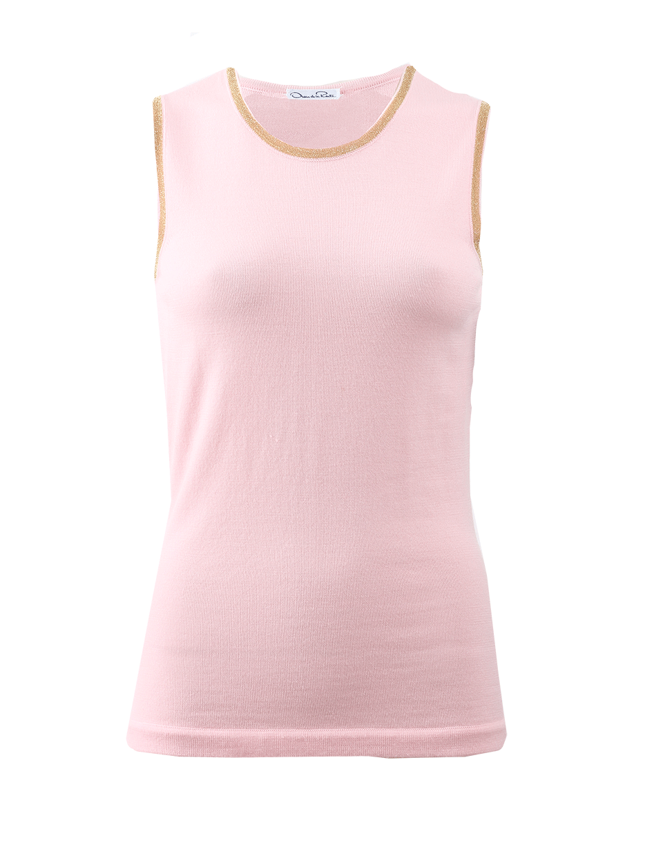 OSCAR DE LA RENTA-Cashmere Silk Tank-