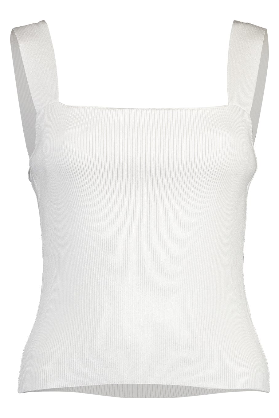 OSCAR DE LA RENTA-Wide Strap Tank Top-