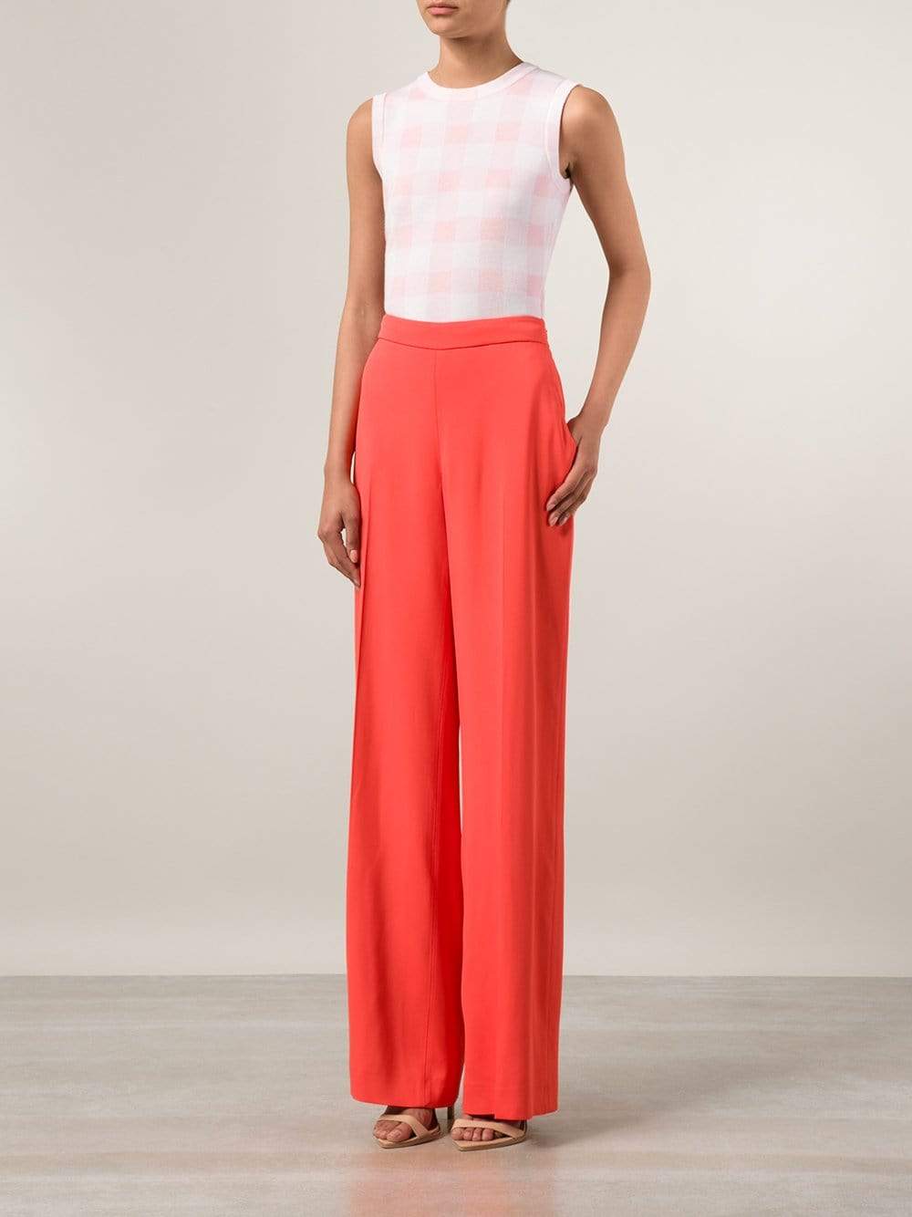 OSCAR DE LA RENTA-Buffalo Check Tank-