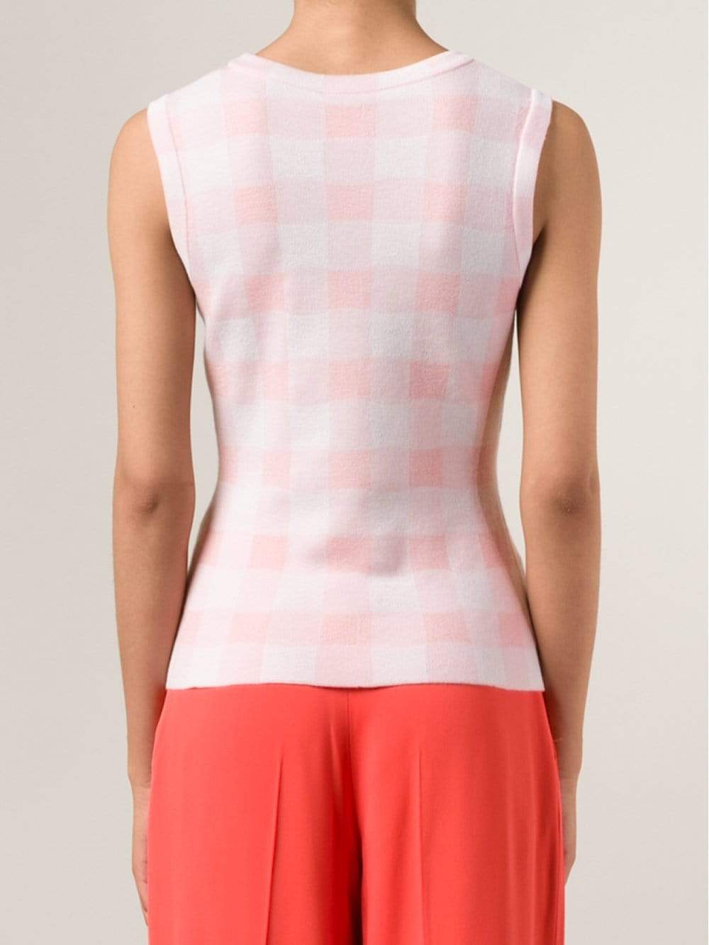 OSCAR DE LA RENTA-Buffalo Check Tank-