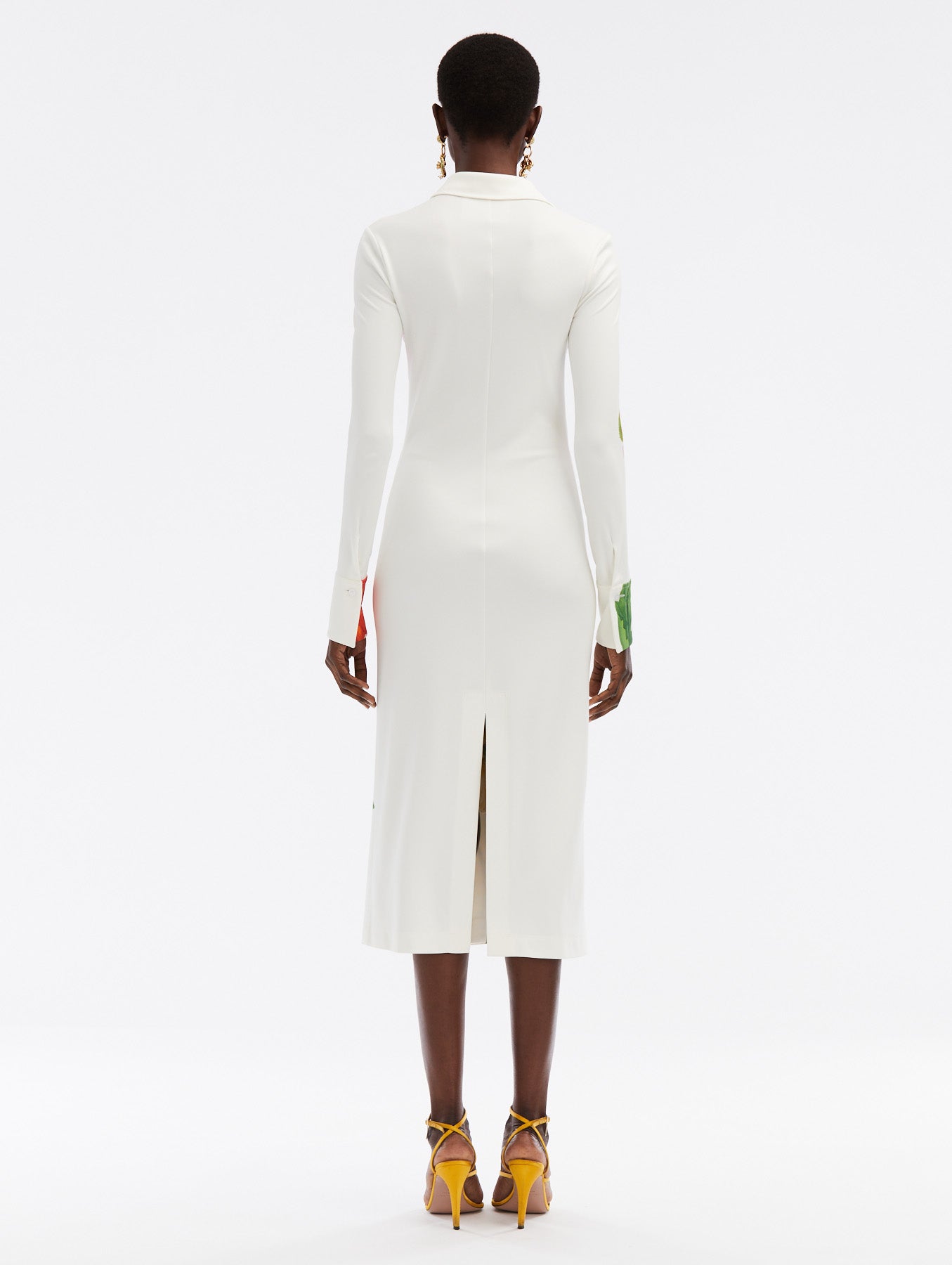 OSCAR DE LA RENTA-Oversized Poppy Tunic Blouse-