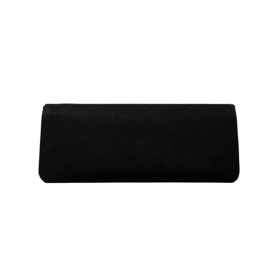 OSCAR DE LA RENTA-Envelope Bow Clutch-BLACK