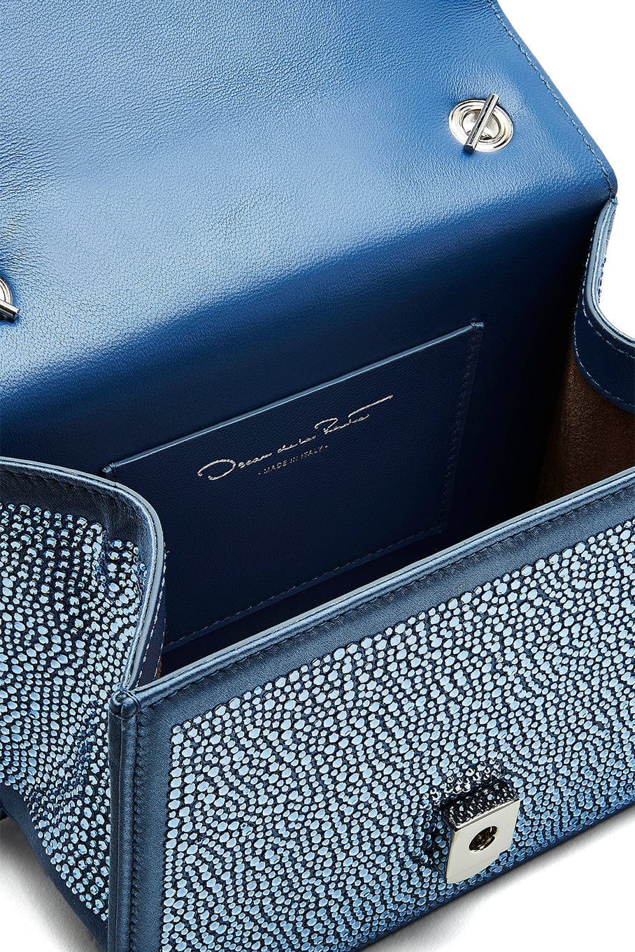 OSCAR DE LA RENTA-Mini Tro Bag - French Blue-FRENCH BLUE