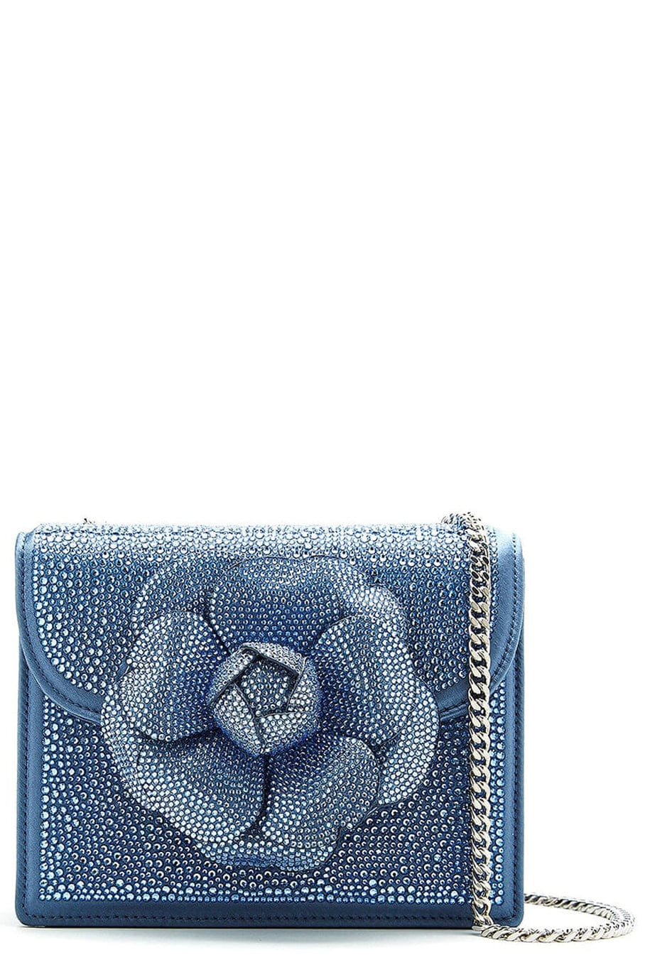 OSCAR DE LA RENTA-Mini Tro Bag - French Blue-FRENCH BLUE