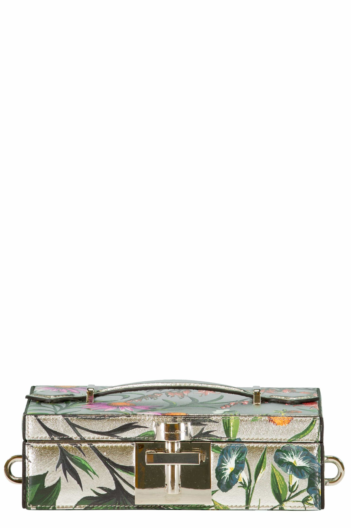 OSCAR DE LA RENTA-Alibi Minaudiere Clutch - Silver Multi-SLVRMULT