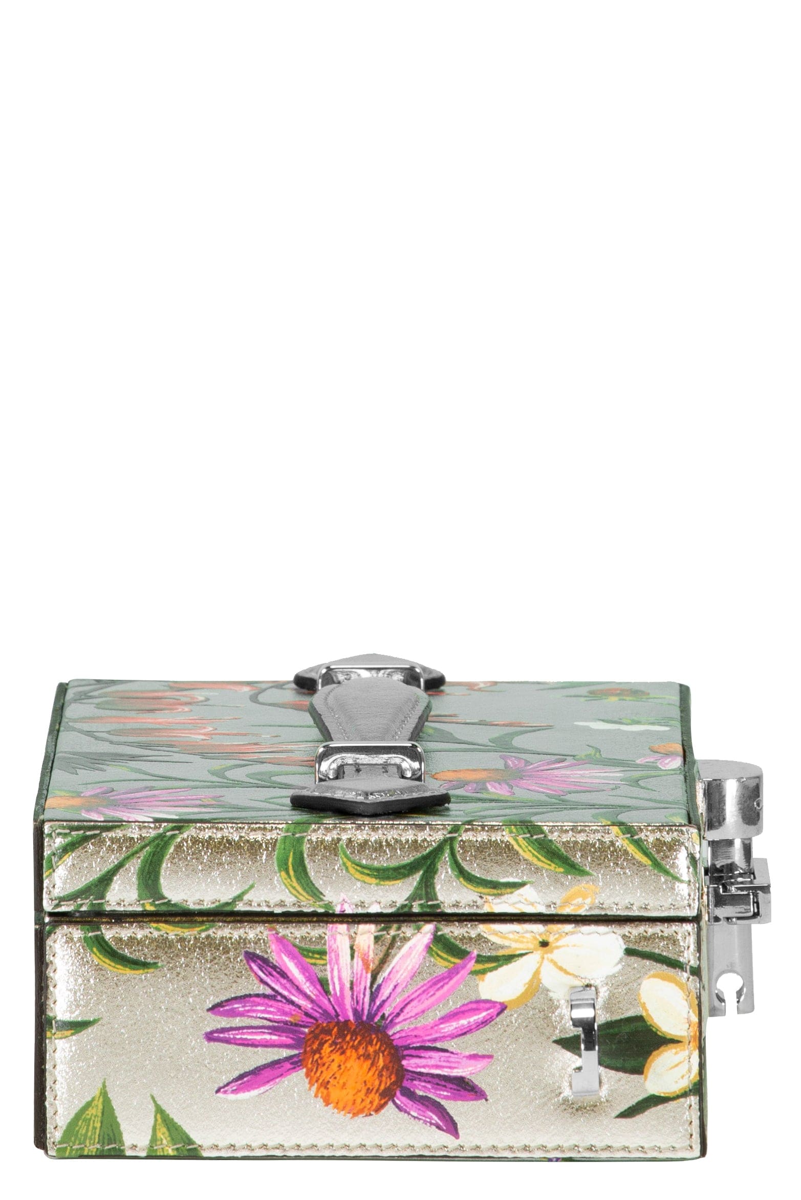 OSCAR DE LA RENTA-Alibi Minaudiere Clutch - Silver Multi-SLVRMULT