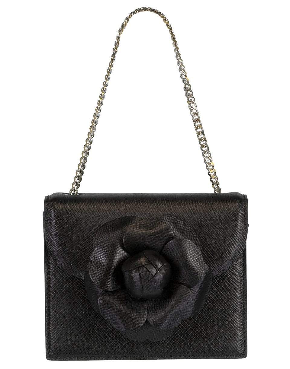 OSCAR DE LA RENTA-Black Mini Tro Crossbody Bag-BLACK