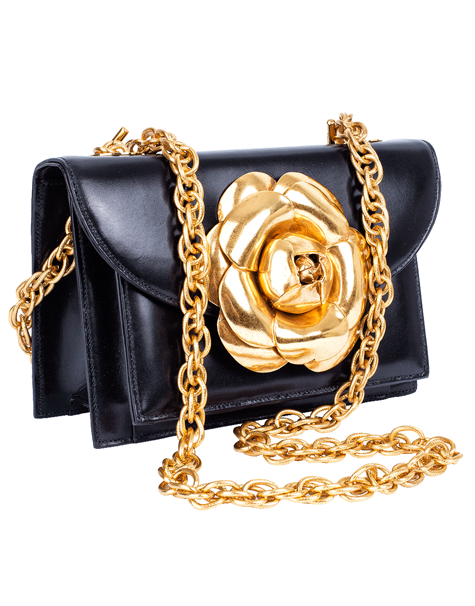 OSCAR DE LA RENTA-Rose Crossbody-BLACK