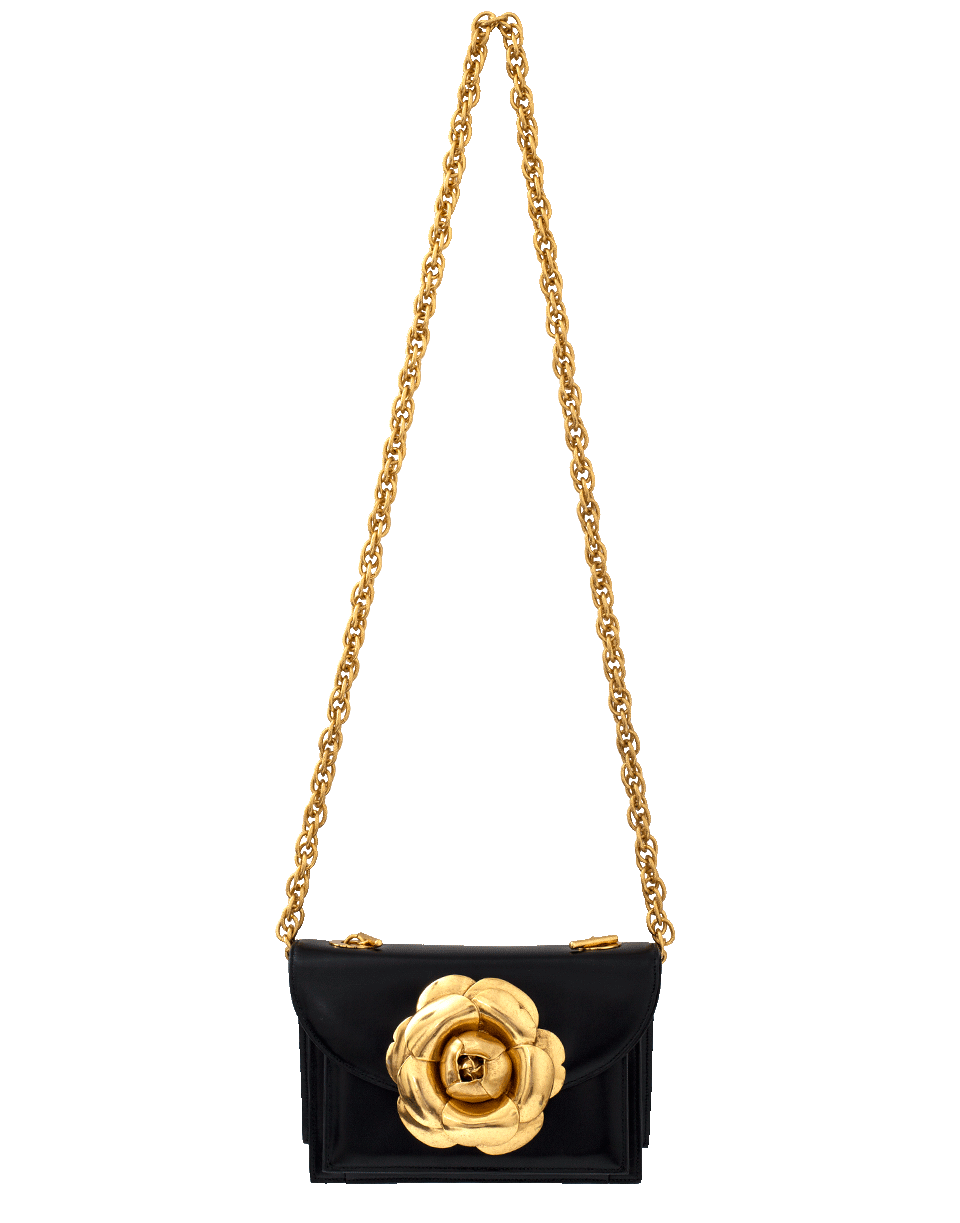 OSCAR DE LA RENTA-Rose Crossbody-BLACK