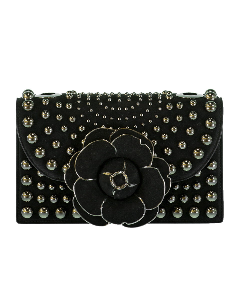 OSCAR DE LA RENTA-Tro Stud Crossbody Bag-BLACK