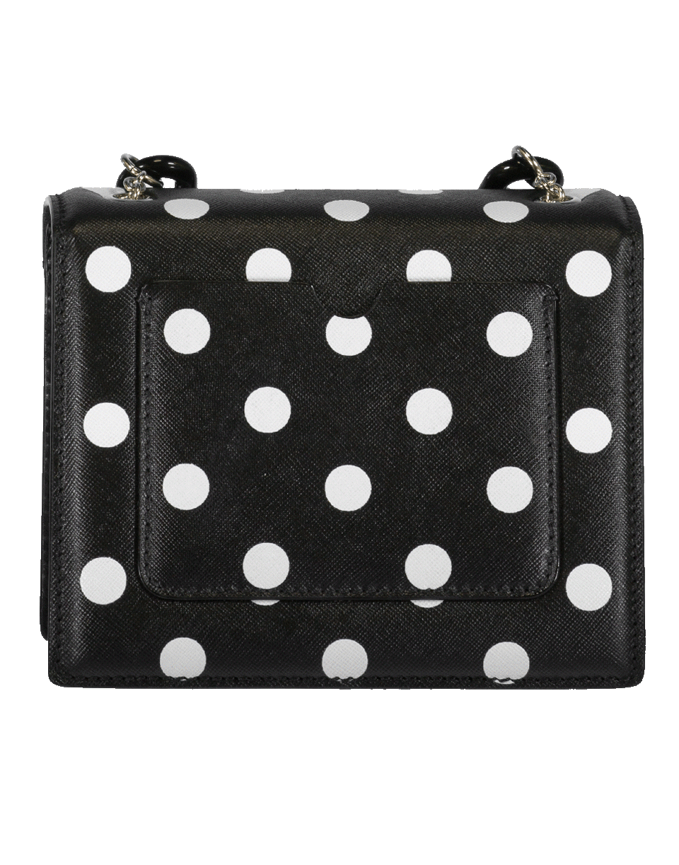 OSCAR DE LA RENTA-Mini Tro Printed Handbag-BLK/WHT