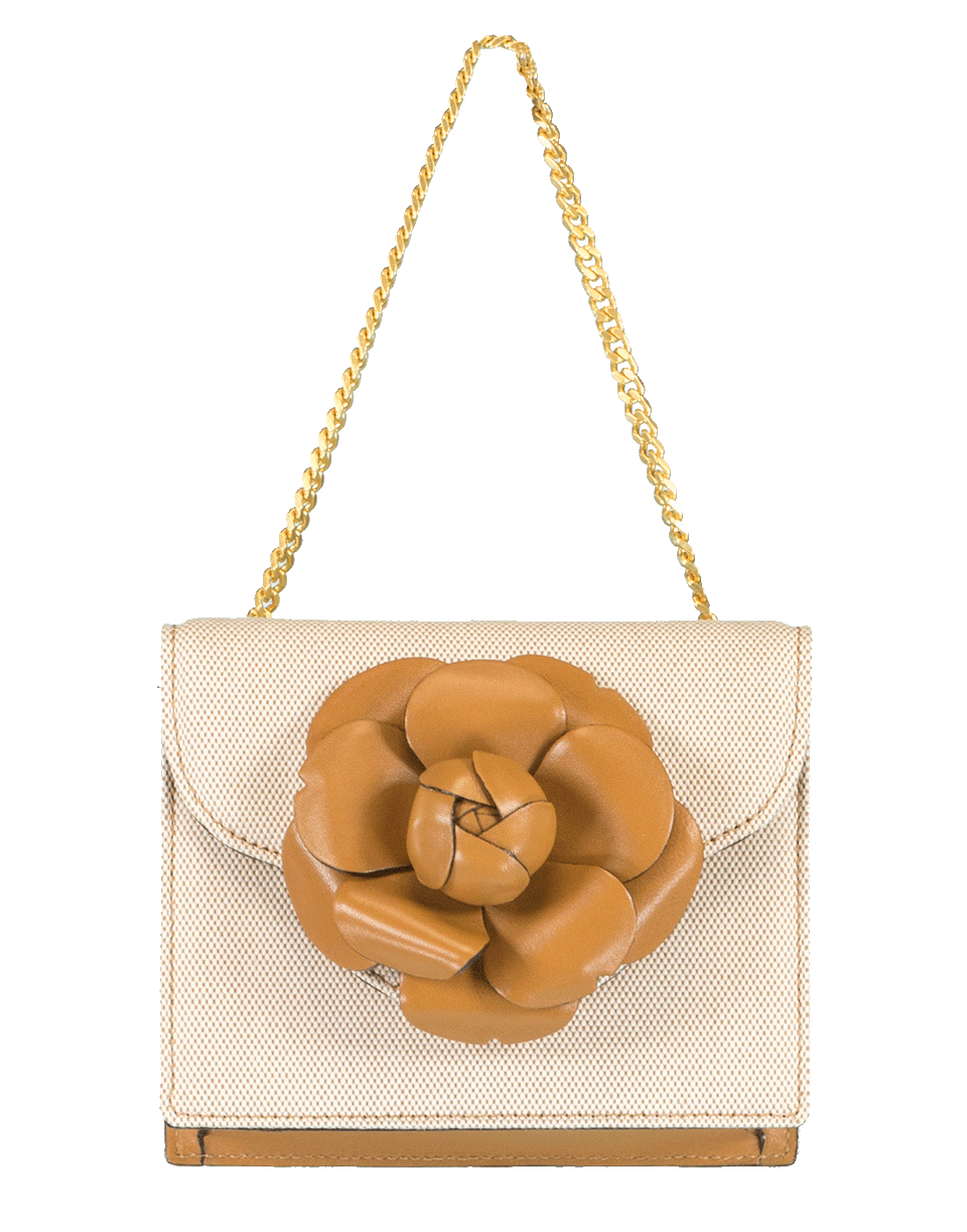 OSCAR DE LA RENTA-Mini Tro Crossbody Bag-NATURAL