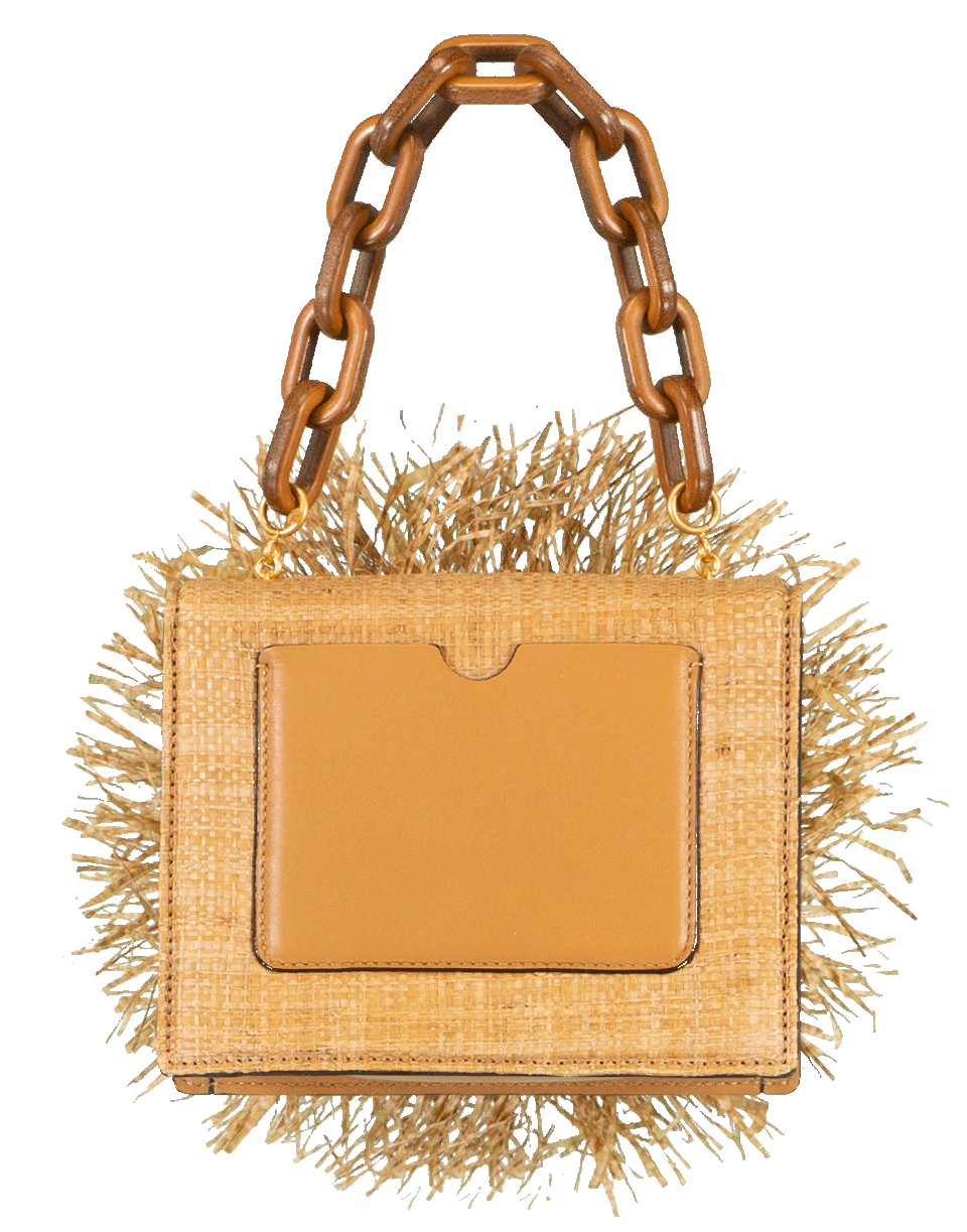 OSCAR DE LA RENTA-Mini Tro Crossbody Raffia Bag-NATURAL