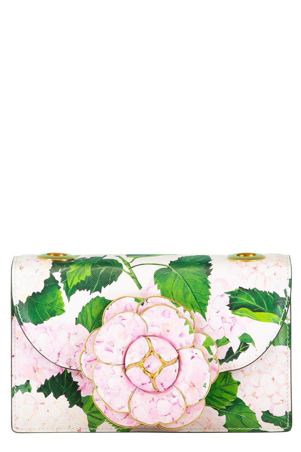 OSCAR DE LA RENTA-Classic Tro Bag - Pink Hydrangea-PINK