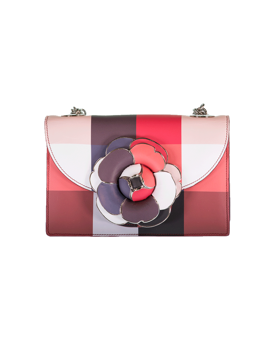 OSCAR DE LA RENTA-Gardenia Crossbody Bag-RED/MLTI