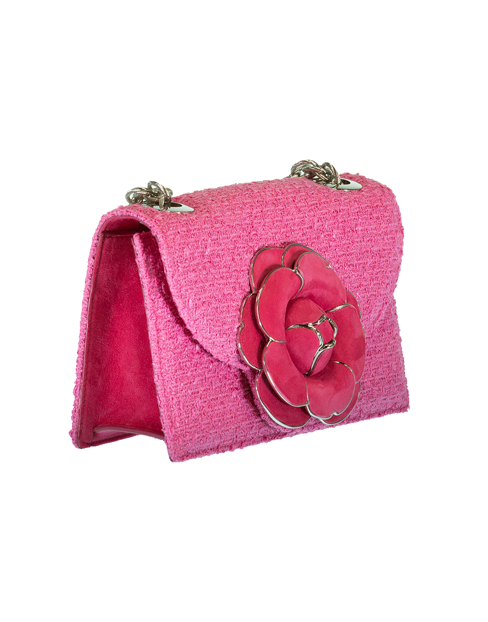 OSCAR DE LA RENTA-Spinel Boucle Tweed Tro Bag-SPINEL