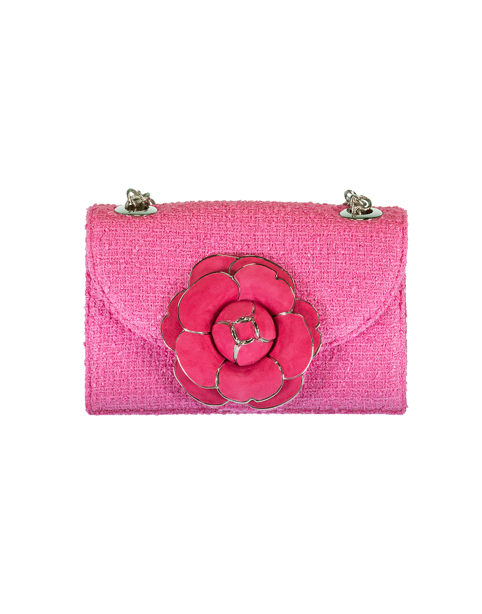 OSCAR DE LA RENTA-Spinel Boucle Tweed Tro Bag-SPINEL