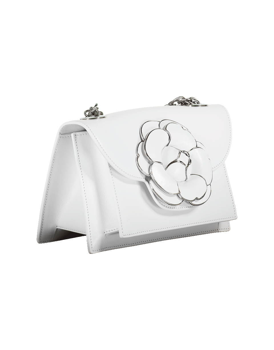 OSCAR DE LA RENTA-Gardenia Crossbody Bag-WHITE