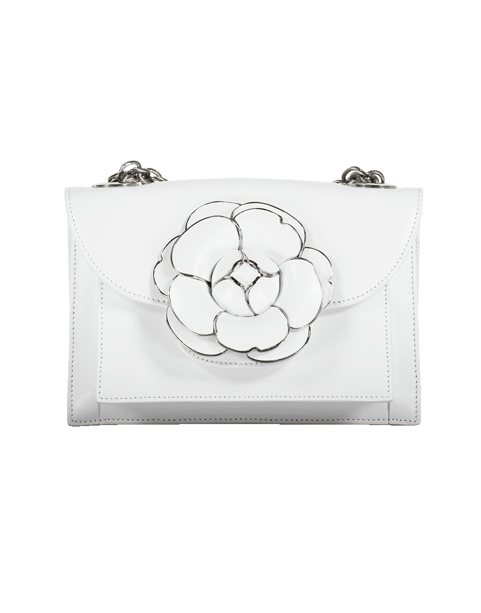 OSCAR DE LA RENTA-Gardenia Crossbody Bag-WHITE