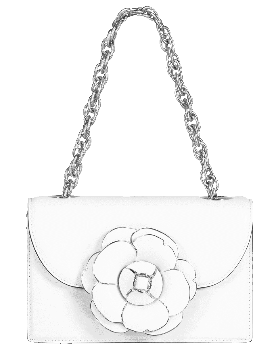 OSCAR DE LA RENTA-TRO Shoulder Bag-WHITE