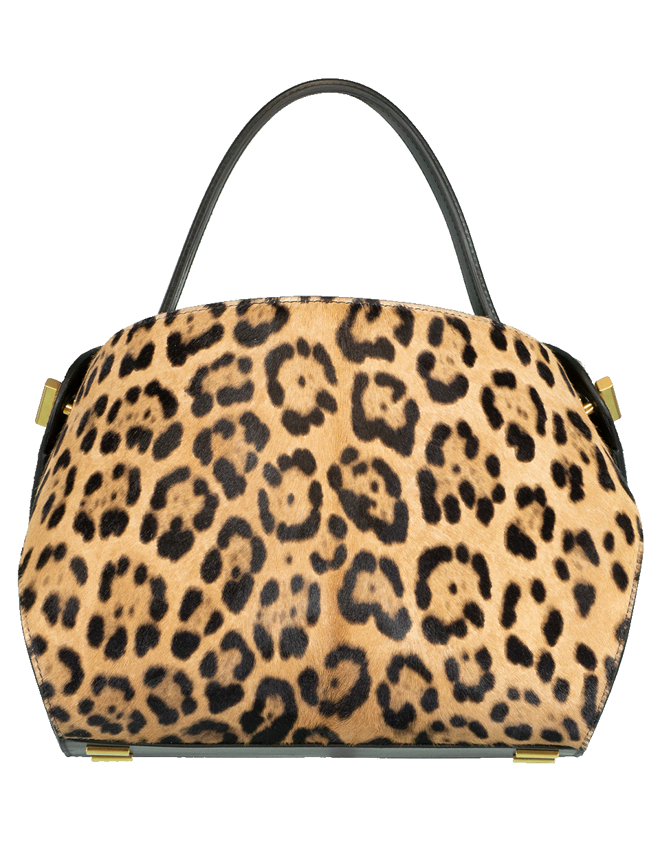 OSCAR DE LA RENTA-Baby NOLO Leopard Bag-BLK/CAML