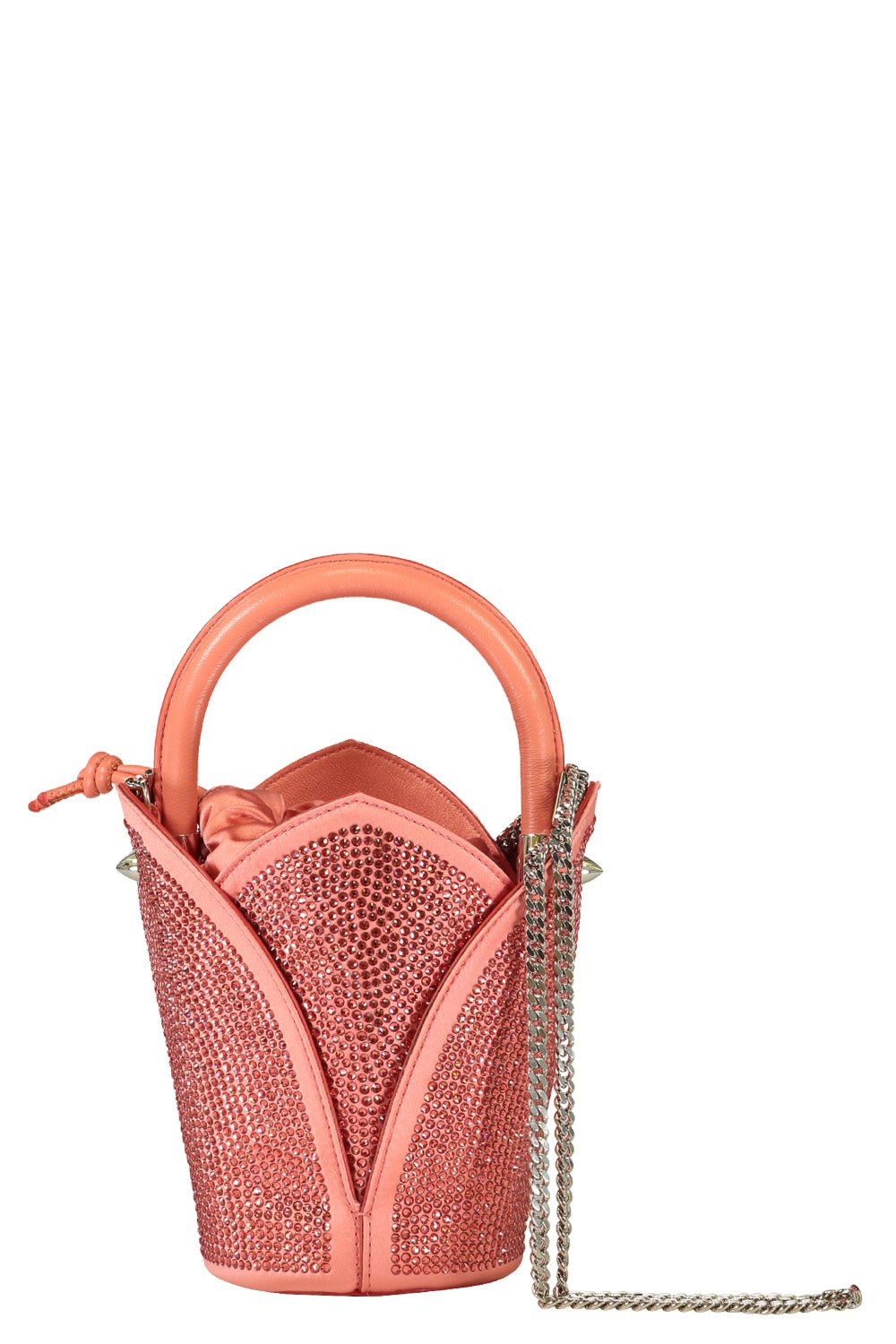 OSCAR DE LA RENTA-Tulipan Nano Bag - Crystal Grapefruit-GRAPEFRU