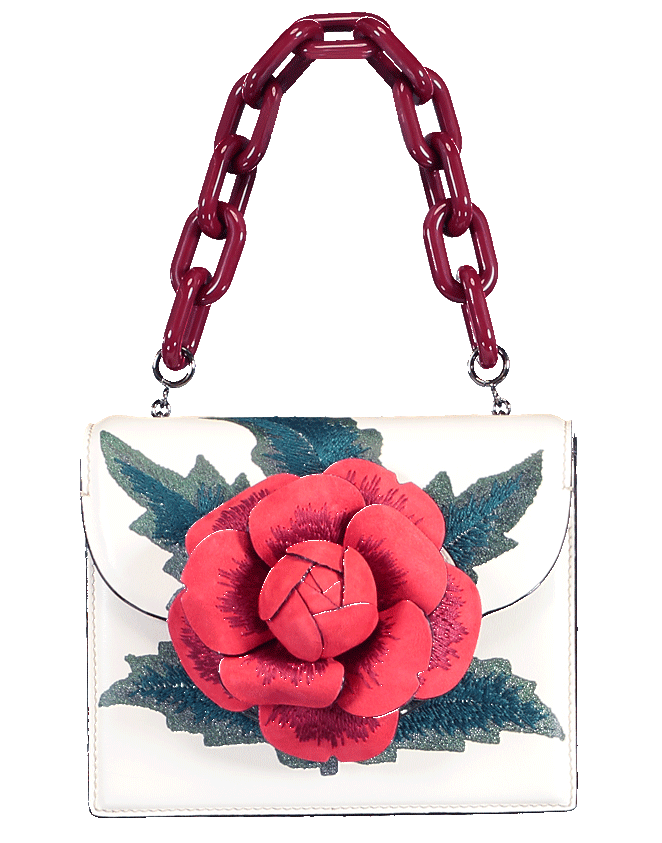 OSCAR DE LA RENTA-Mini TRO Bag-IVORY