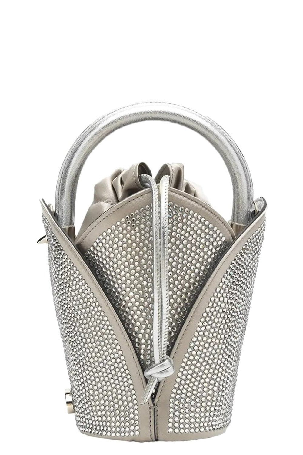 OSCAR DE LA RENTA-Tulipan Nano Bag - Crystal-LT GREY