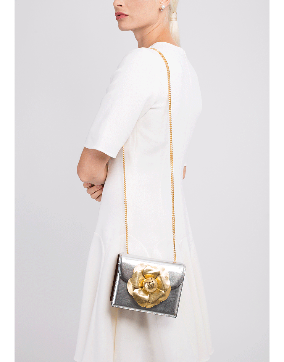 OSCAR DE LA RENTA-Mini TRO Bag-SLVR/GLD