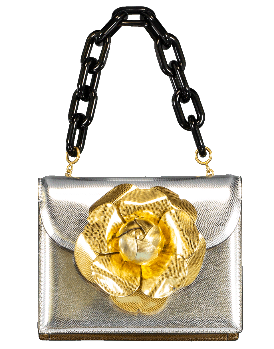 OSCAR DE LA RENTA-Mini TRO Bag-SLVR/GLD