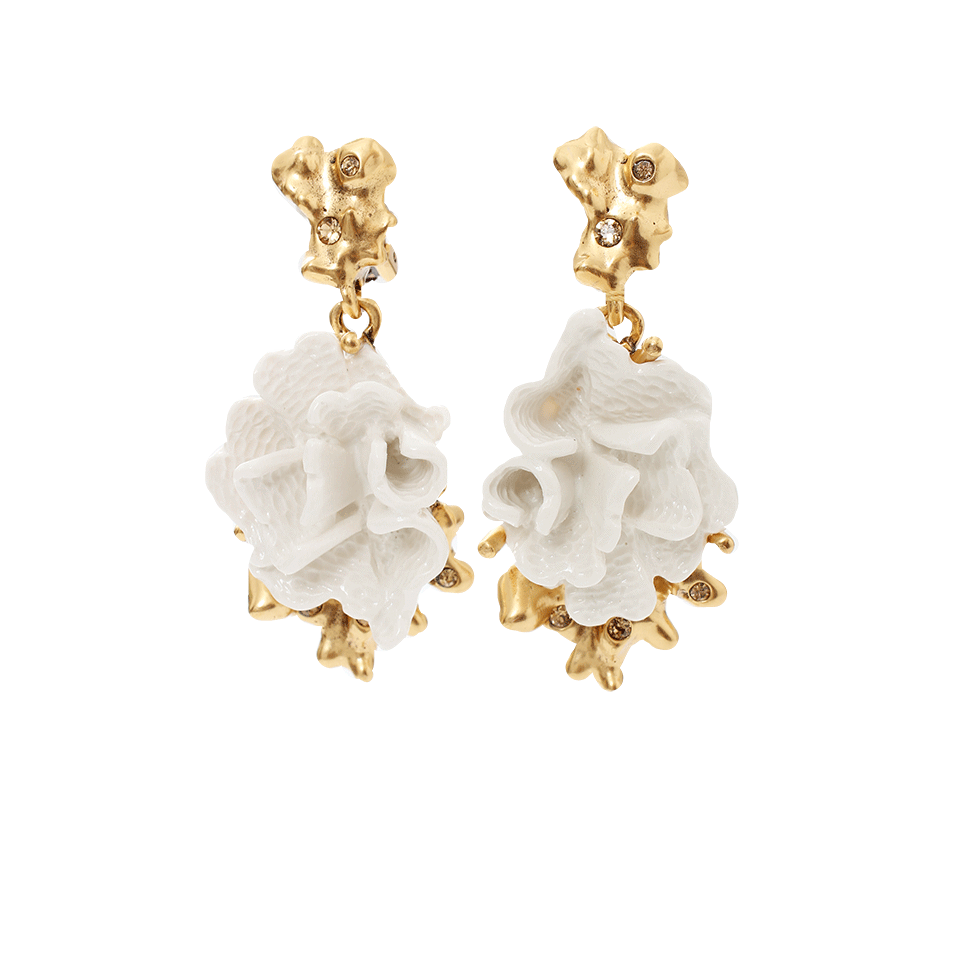 OSCAR DE LA RENTA-Coral Earrings-