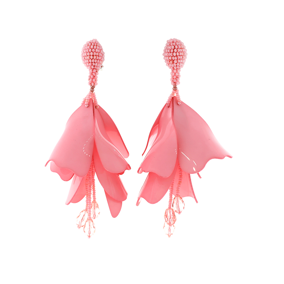 OSCAR DE LA RENTA-Impatient Flower Earrings-BLOSSOM